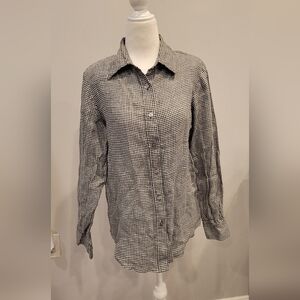 SAKS JANDEL Linen Shirt Women's Size 6